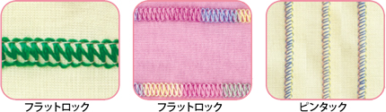 フラットロックとピンタック
