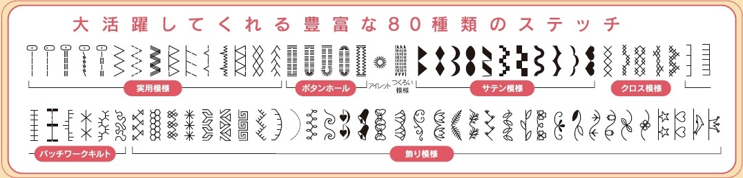 SN777-n 豊富なステッチ80種類